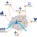 Transfert en van taxi entre  l’aéroport de Roissy CDG et Bobigny