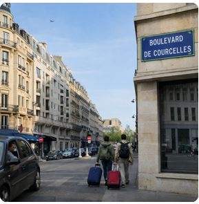 visite et decouverte boulevard de courcelles