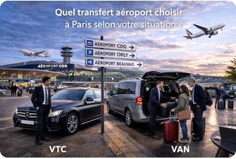 Quel transfert aéroport choisir à Paris