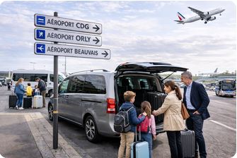 Transfert aéroport familles et groupes