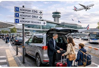 Transfert entre aéroports à Paris